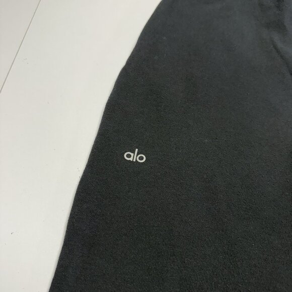 ALO Sweatpants Womens XL 32x30 Black Tapered Workout Gym Casual - Picture 8 of 16